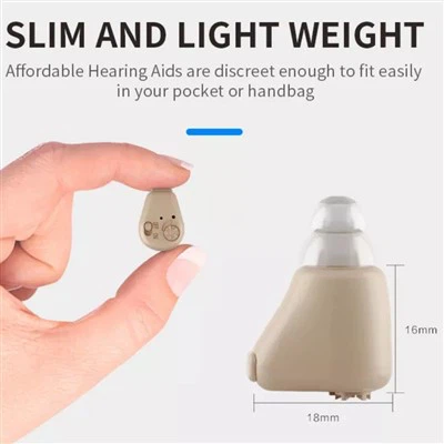 ITE-Hörgerät für schweren Hörverlust